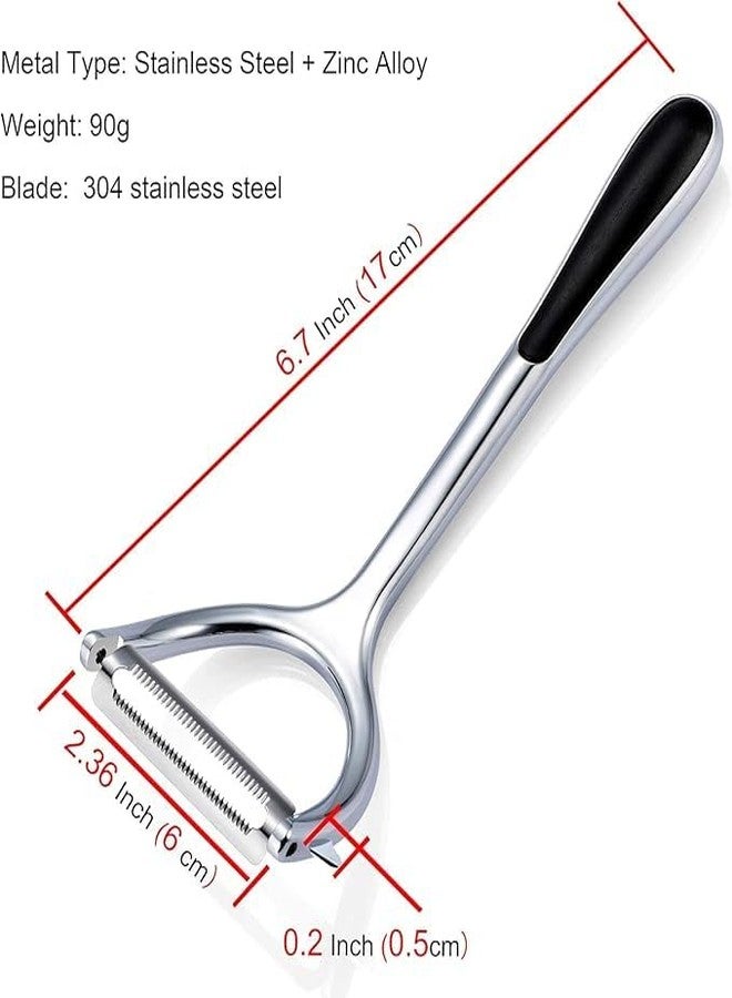 MAXADIL Stainless Steel Vegetable Peeler with Ergonomic Handle (Smooth Vegetable Peeler) - Image 4